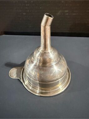 Vintage Fisher Sterling Silver Wine Funnel for Home & Bar
